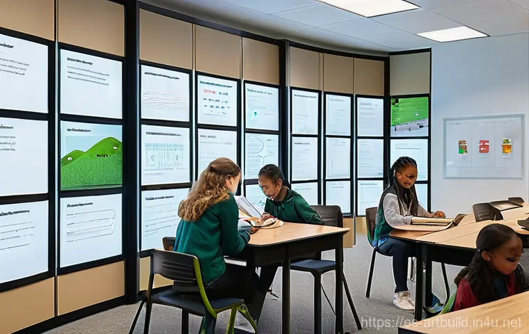 학교 건축의 새로운 패러다임 - Image Prompt 1: The Agile Learning Hub** 학교 건축의 새로운 패러다임 - Image Prompt 1: The Agile Learning Hub**