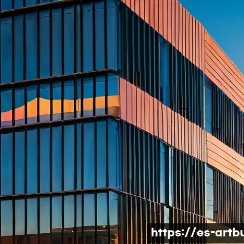 Home 7 건축 사진 촬영 기법 - **Golden Hour Radiance: Modern Urban Harmony with Human Scale**
"A stunning architectural photog...